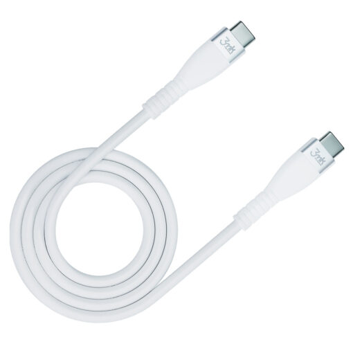 Silikoonist juhe USB C – USB C 60W 3A – Silikoonist laadimisjuhe – 3mk Hyper Silicone 1
