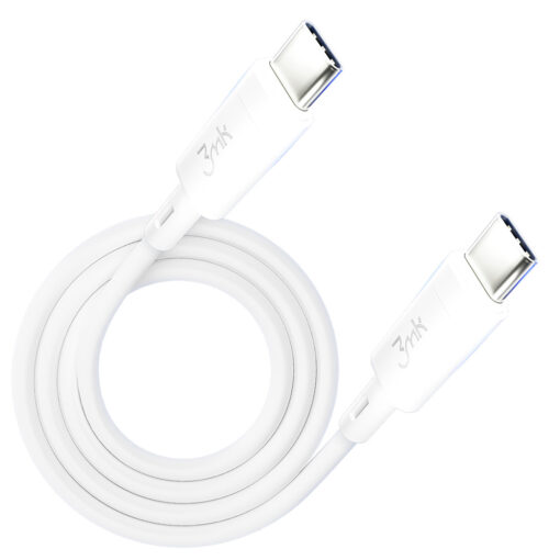 Silikoonist juhe USB C – USB C 60W 3A – Silikoonist laadimisjuhe – 3mk Hyper Silicone 5