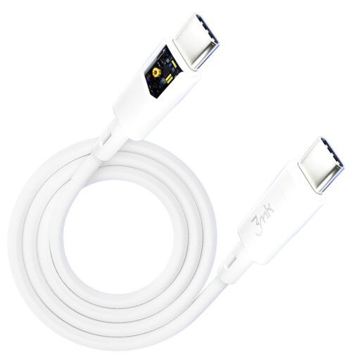 Silikoonist juhe USB C – USB C 60W 3A – Silikoonist laadimisjuhe – 3mk Hyper Silicone 6