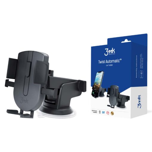 Telefonihoidik autosse 3mk Twist Automatic Car Holder