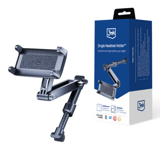 Telefonihoidik esiistmete seljatoele 3mk Single Headrest Holder