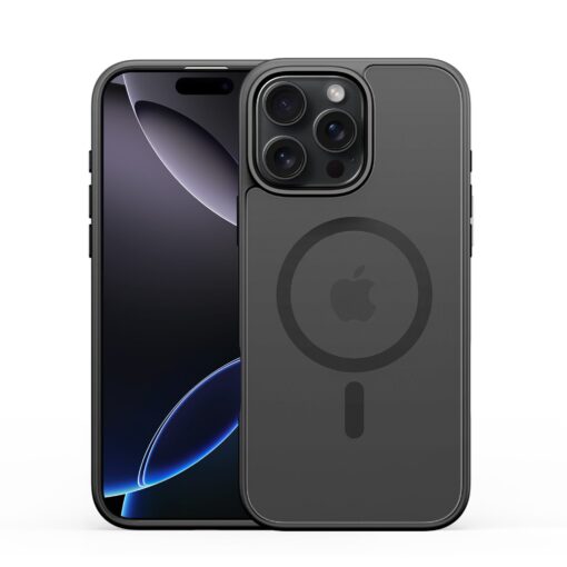 iPhone 16 PRO MAX umbris MagSafe Dux Ducis YIND plastikust taguse ja silikoonist servaga must