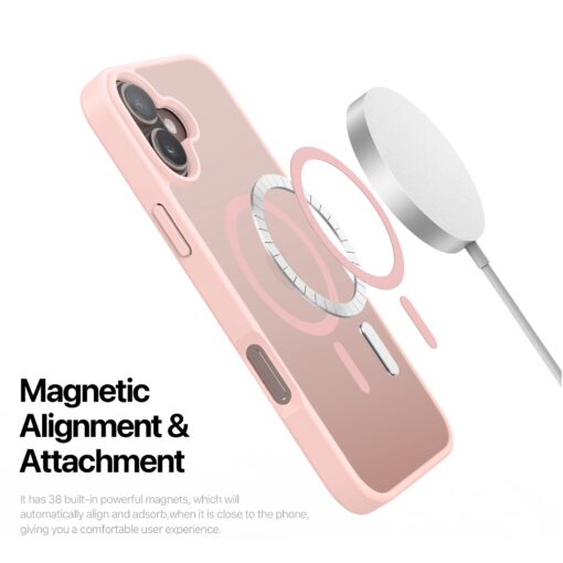 iPhone 16 umbris MagSafe Dux Ducis YIND plastikust taguse ja silikoonist servaga must 3