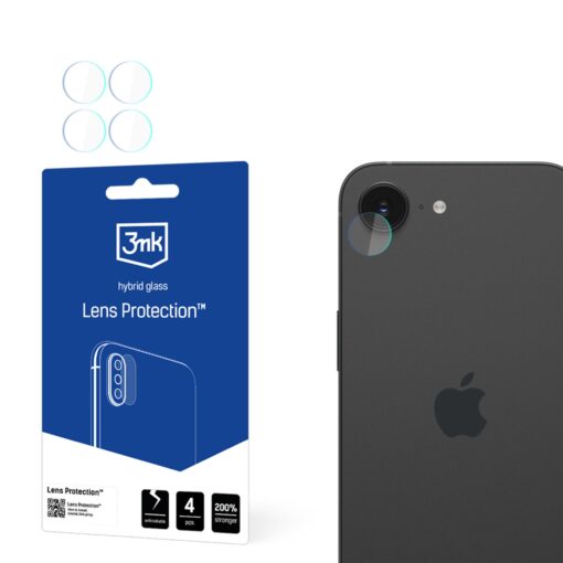 iPhone 16E kaamera kaitseklaas 3mk Lens Protect