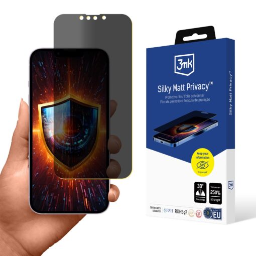 iPhone 16E matt kaitsekile 3mk Silky Matt Privacy