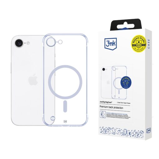 iPhone 16E umbris MagSafe plastikust labipaistev – 3mk Just 20g MagCase