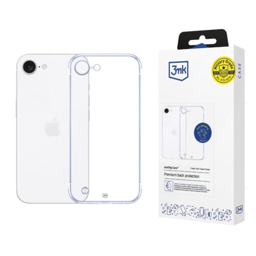 iPhone 16E umbris plastikust labipaistev – 3mk Just 20g ClearCase
