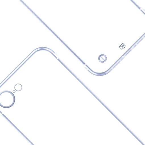 iPhone 16E umbris plastikust labipaistev – 3mk Just 20g ClearCase 9