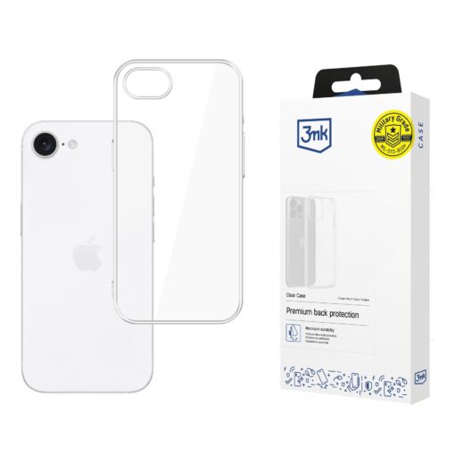 iPhone 16E umbris silikoonist labipaistev – 3mk ClearCase