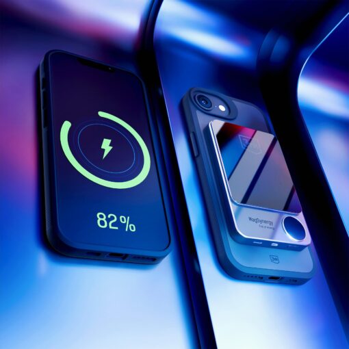 iPhone 16E umbris silikoonist servadega 3mk Smoke MagCase 2