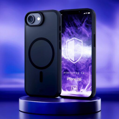 iPhone 16E umbris silikoonist servadega 3mk Smoke MagCase 3