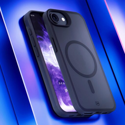 iPhone 16E umbris silikoonist servadega 3mk Smoke MagCase 5