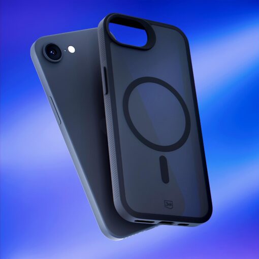 iPhone 16E umbris silikoonist servadega 3mk Smoke MagCase 7