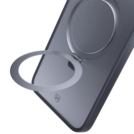 iPhone 16E umbris silikoonist – 3mk Smoke Case MagStand 1