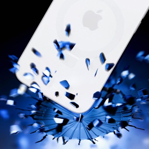 iPhone 16E umbris silikoonist – 3mk Smoke Case MagStand 4