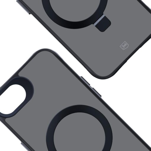 iPhone 16E umbris silikoonist – 3mk Smoke Case MagStand 9