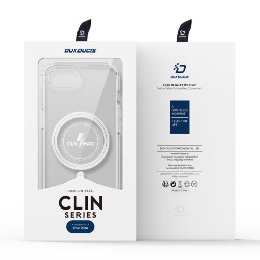 iPhone 16e umbris Dux Ducis Clin MagSafe silikoonist labipaistev 1