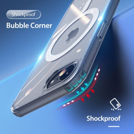iPhone 16e umbris Dux Ducis Clin MagSafe silikoonist labipaistev 3
