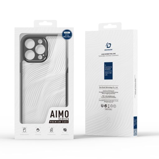 iPhone 16e umbris silikoonist ja plastikust Aimo Series must 4