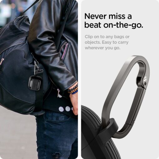 Samsung Buds 33 Pro umbris Spigen Rugged Armor silikoonist must 13