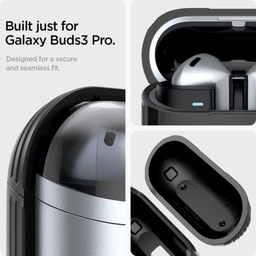 Samsung Buds 33 Pro umbris Spigen Rugged Armor silikoonist must 14