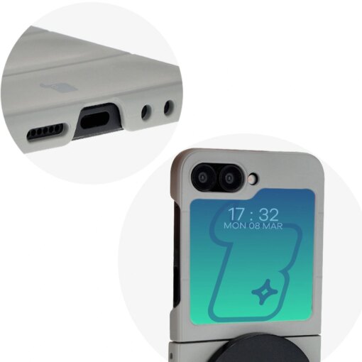 Samsung Z Flip 6 7 FE umbris Bizon plastikust hall 10