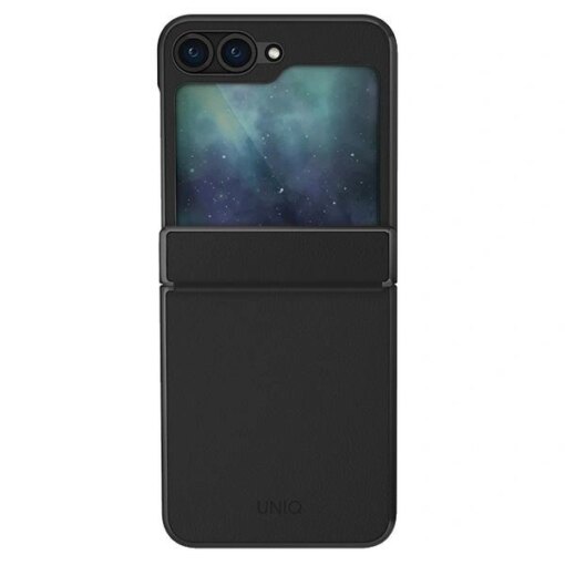 Samsung Z Flip 6 7 FE umbris UNIQ ORA plastikust ja silikoonist must