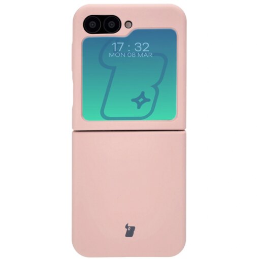 Samsung Z Flip 6 7 FE umbris silikoonist Bizon roosa 1