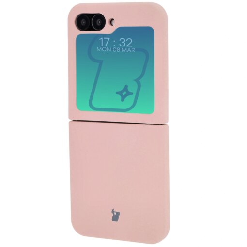 Samsung Z Flip 6 7 FE umbris silikoonist Bizon roosa 2