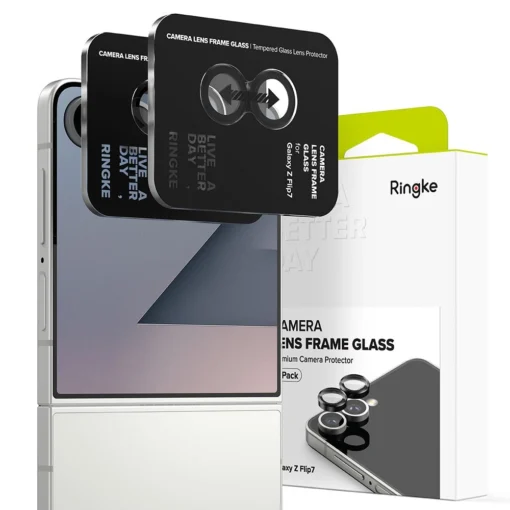 Samsung Z Flip 7 kaamera kaitseklaas Ringke 2tk 2