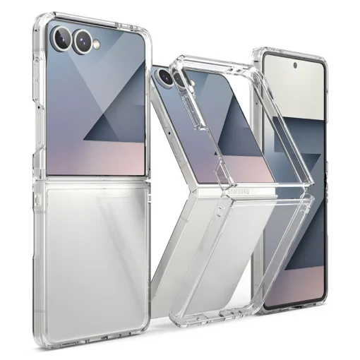 Samsung Z Flip 7 umbris Rignke Fusion plastikust ja silikoonist labipaistev 4