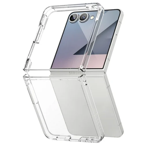 Samsung Z Flip 7 umbris Rignke Fusion plastikust ja silikoonist labipaistev 5