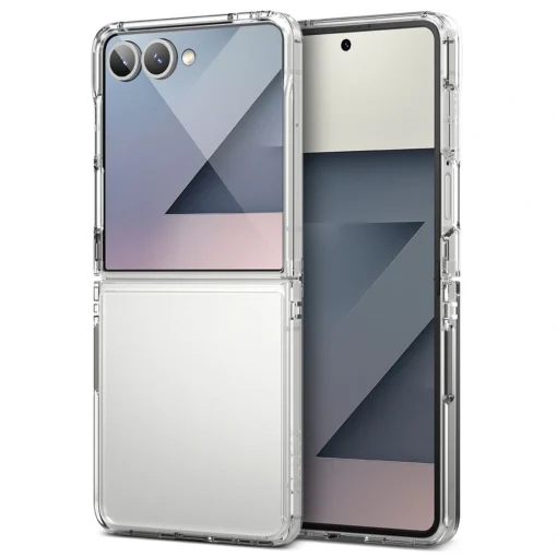 Samsung Z Flip 7 umbris Rignke Fusion plastikust ja silikoonist labipaistev 7
