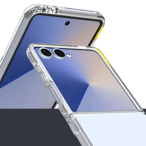 Samsung Z Flip 7 umbris TP Flexair Hybrid silikoonist ja plastikust labipaistev 2
