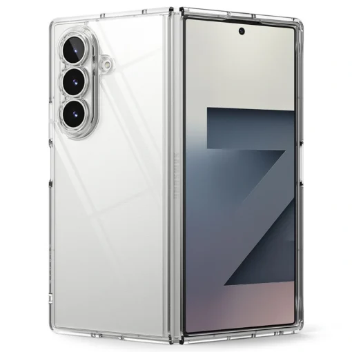 Samsung Z Fold 7 umbris Rignke Fusion plastikust ja silikoonist labipaistev 4
