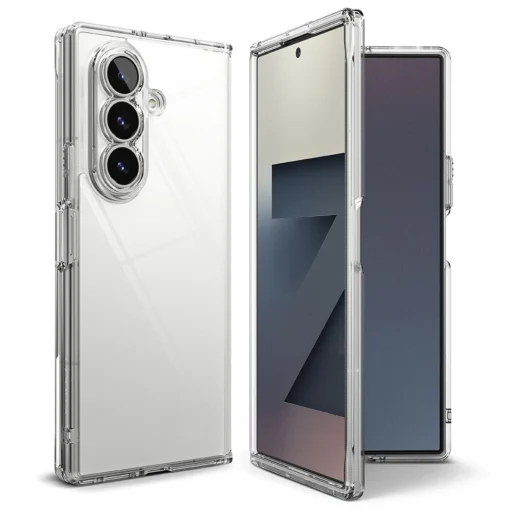 Samsung Z Fold 7 umbris Rignke Fusion plastikust ja silikoonist labipaistev 6