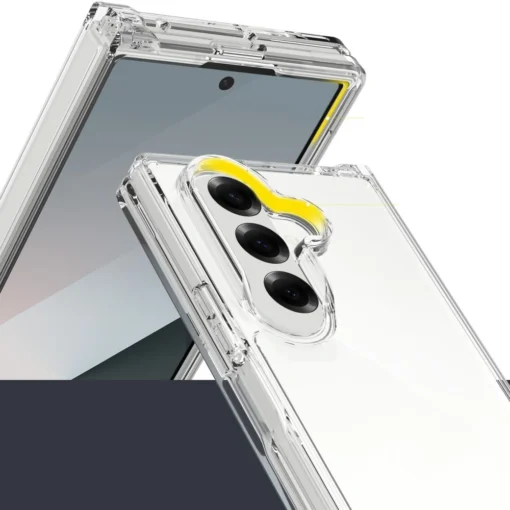 Samsung Z Fold 7 umbris TP Flexair Hybrid silikoonist ja plastikust labipaistev 1