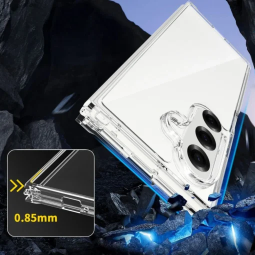 Samsung Z Fold 7 umbris TP Flexair Hybrid silikoonist ja plastikust labipaistev 3