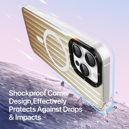 iPhone 16 PRO MAX umbris MagSafe silikoonist Dux Ducis Zest Desert Gold 2