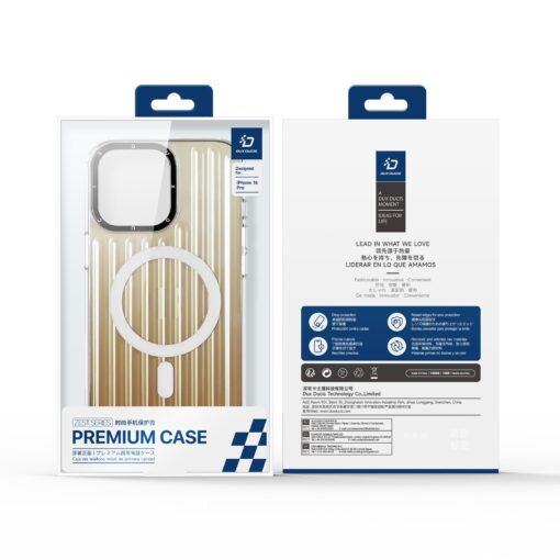 iPhone 16 PRO MAX umbris MagSafe silikoonist Dux Ducis Zest Desert Gold 6