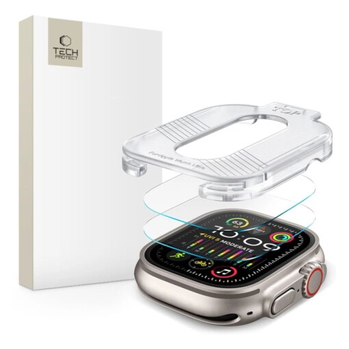 Apple Watch Ultra 1 2 49mm kaitseklaas Supreme Set labipaistev 2tk