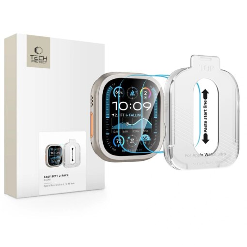 Apple Watch kaitseklaas Watch Ultra 1 2 Easy Set 2tk