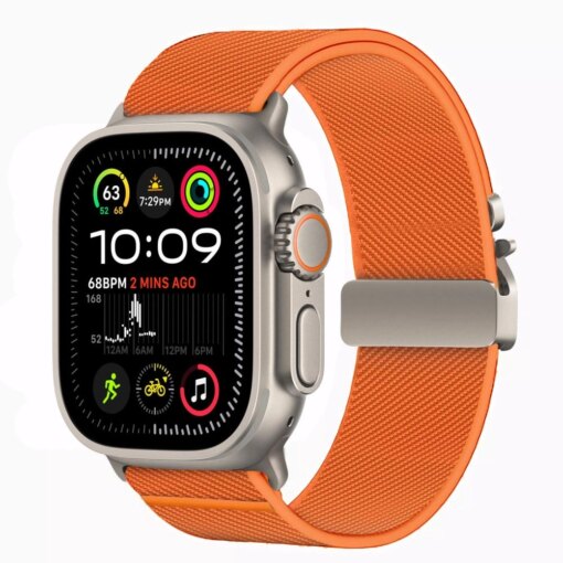 Apple Watch rihm Belt Nylon nailonist oranz 1