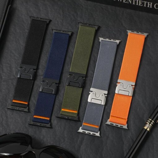 Apple Watch rihm Belt Nylon nailonist sinine 2