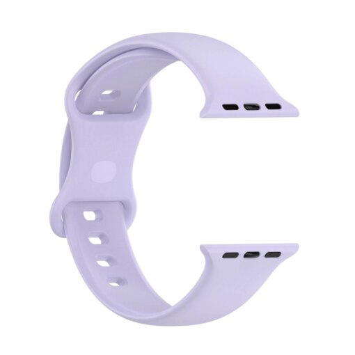 Apple Watch rihm silikoonist Bizon lilla 3