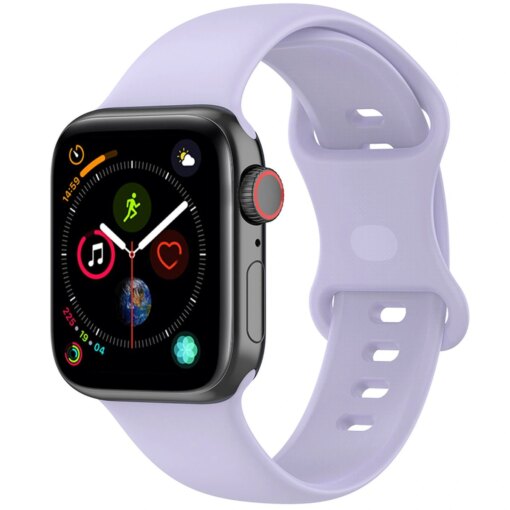 Apple Watch rihm silikoonist Bizon lilla