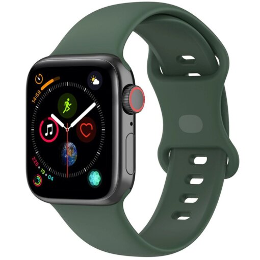 Apple Watch rihm silikoonist Bizon roheline