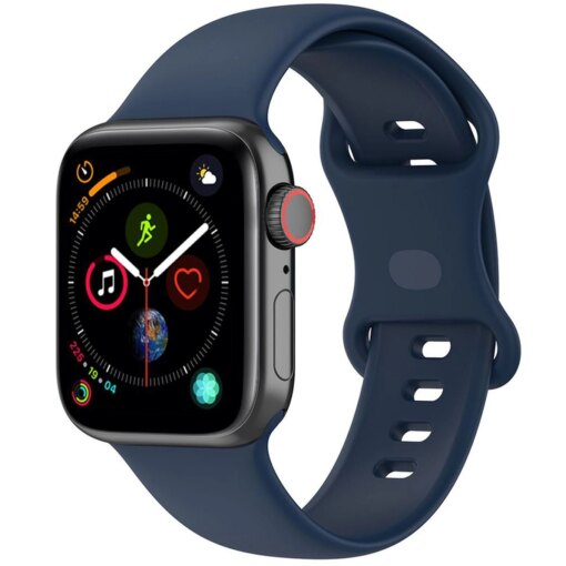 Apple Watch rihm silikoonist Bizon sinine