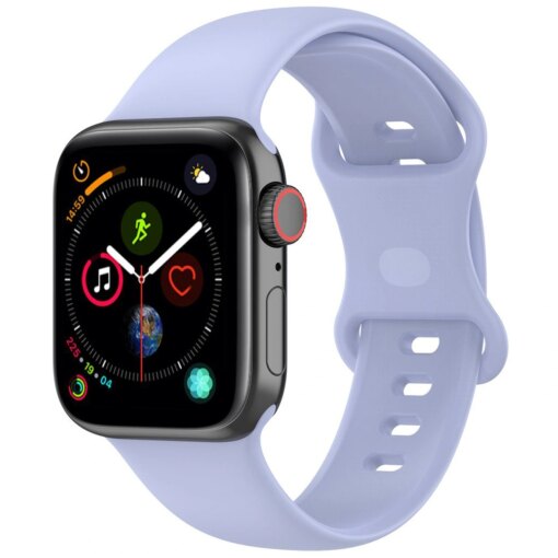 Apple Watch rihm silikoonist Bizon v lilla