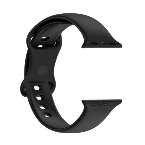 Apple Watch rihm silikoonist Bizon v must 3